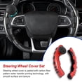 thumbnail image 4 of CNKOO Car Steering Wheel Cover Set Anti-skid Plastic Covers Driving Booster Interior Protector Parts Decorations, 4 of 6