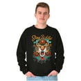 thumbnail image 3 of Stay Wild Tiger Head Rose Tattoo Sweatshirt for Men or Women Brisco Brands M, 3 of 6
