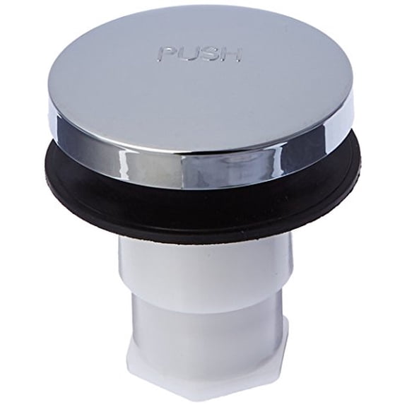 Watco Foot Actuated Replacement Stopper with 3/8" Adapter Pin in Chrome Plated - 38412-CP