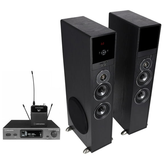 Audio Technica ATW-3211DE2 3000 Series Wireless Receiver Tower Bluetooth Speaker