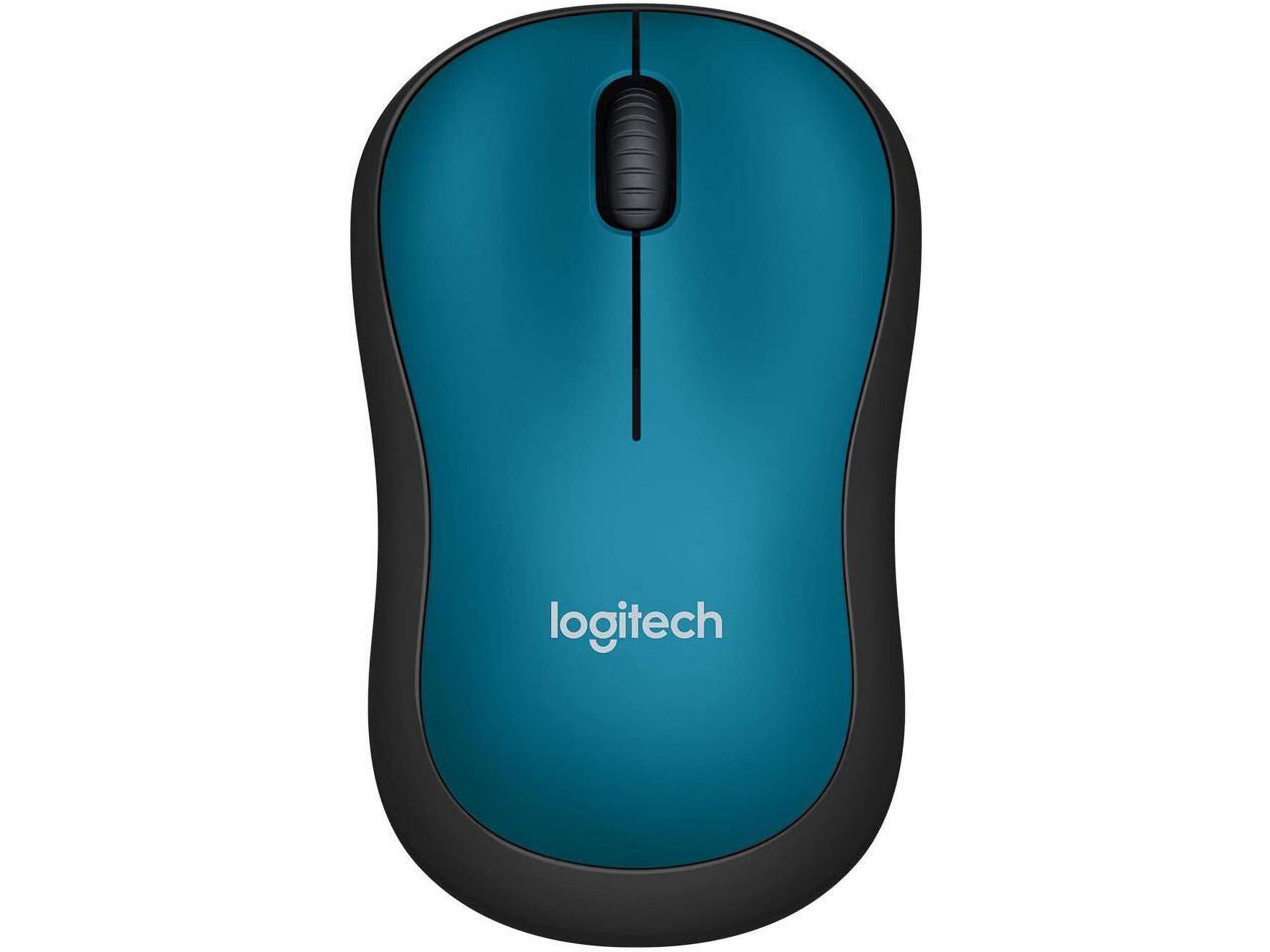 Logitech M185 Wireless Mouse, 2.4GHz with USB Mini Receiver, Ambidextrous, Blue - image 5 of 15