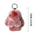 thumbnail image 7 of Bunny Keychain Keychain with Tin, Handmade Soft Bunny PomPom Charms for Easter Birthday Gift, 7 of 7