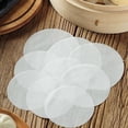 thumbnail image 4 of 500Pcs Steamer Paper Round Disposable Paper Non-Stick for Dumplings Bread, 4 of 8