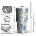 thumbnail image 6 of 30oz Pioneer Flower Tumblers Stainless Steel Tumbler with Lid and Straw,Vacuum Insulated Double Wall Travel Tumbler Cups Mug with Cleaning Brush for Coffee,Tea, 6 of 7