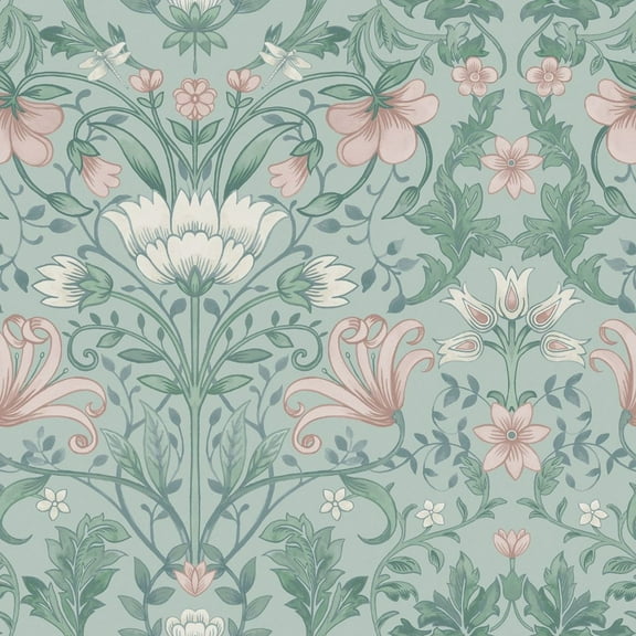 Holden Décor Eclectic Collection Vintage Floral Wallpaper