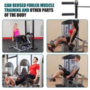 WZTO Power Rack Mounted Leg Extension and Curl Machine(26mm, Seated Leg Strength Extension and Curl Equipment, Adjustable Leg Extension and Curl Machine Squat Rack Attachment