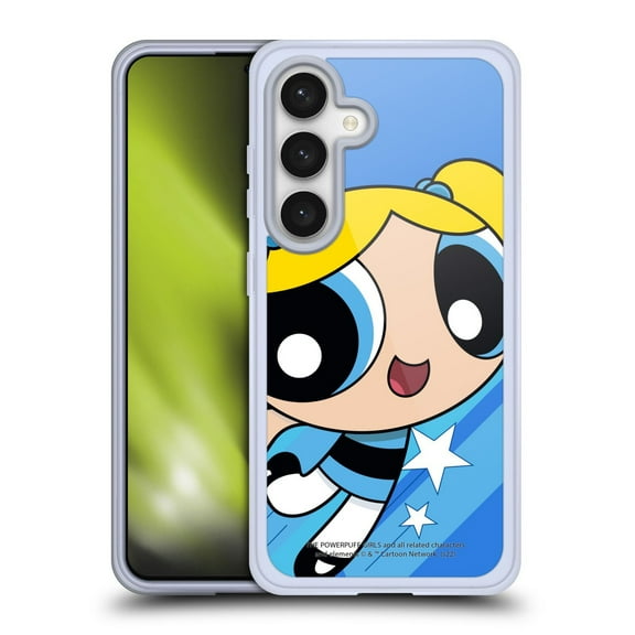 Head Case Designs The Powerpuff Girls Graphics Bubbles Soft Gel Case for Samsung Galaxy S24 5G