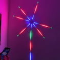 thumbnail image 1 of Luces Starburst con control remoto, cadena de luces LED navideñas con Bluetooth, fuegos artificiales LED para decoración de jardines interiores y exteriores, fiestas de bodas (B), 1 of 5