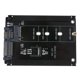 thumbnail image 4 of Black Metal Case CY B+M Socket 2 M.2 NGFF (SATA) SSD to 2.5 SATA Adapter for 2230/2242/2260/2280mm m2 SSD, 4 of 5