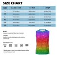 thumbnail image 6 of Pofeuu Rainbow Glitter Print Men's Muscle T-Shirt, Sleeveless, Muscle Tank, Classic Muscle Tee Top For Men Casual Sleeveless Muscle T-Shirt Trendy Clothes-XX-Large, 6 of 7