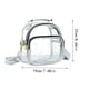 thumbnail image 2 of Bolso transparente, blanco, 2 of 2