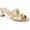 Gold Leaf, variant on Jewel Badgley Mischka Womens Cheryl Slip On Padded Insole Block Heel