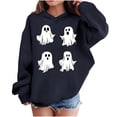 thumbnail image 2 of bbymog Halloween Cute Hoodies for Girls 10-12 Long Sleeve Spooky Graphic Hoodie Sweatshirt Fall Casual Boy Clothes Navy C 13 Years, 2 of 10