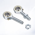 thumbnail image 4 of Uxcell 2-Pack POSB5 Rod End Bearing, 5/16 Inch Bore 5/16-24 Left Thread Male Thread Steel Joint Rod Ends W Jam Nuts, 4 of 7