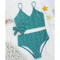 thumbnail image 5 of Hinvhai Womens swimsuits clearance,Women Bandeau Bandage Bikini Set Push-Up Brazilian Swimwear Beachwear Swimsuit Green M(M), 5 of 8