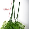 thumbnail image 5 of Artificial Hanging Plants 4pcs Artificial Fake Hanging Curly Seaweed Ferns Plant Faux Fake Hanging Plant Outdoor UV Resistant Plastic Plants (Ferns), 5 of 5