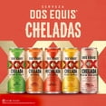 thumbnail image 6 of Dos Equis Chelada Lime & Salt Mexican Lager Beer, Single 24 fl oz Can, 6 of 7