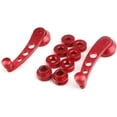 thumbnail image 1 of 1 Set Car Window Handle Aluminum Alloy Window Crank Handle Universal Car Window Handle- Red, 1 of 4
