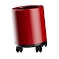 thumbnail image 3 of Cubo de basura con ruedas Cubo de basura Rotación de 360 degree Ruedas Durabilidad Cesto de basura Rojo, 3 of 9