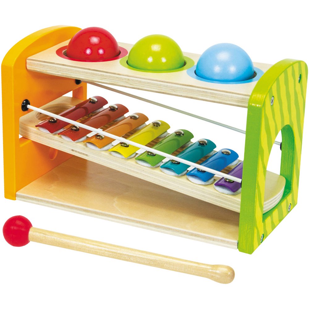 Eichhorn Color Wooden Xylophone Hammering Bench