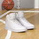 thumbnail image 2 of Zapatillas de baloncesto adidas Hoops 3.0 Mid Top para mujer, color blanco, talla 8, 2 of 7