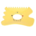 thumbnail image 3 of Herramienta De Masaje Gua Sha De Cerámica, Tablero Gua Sha De Cerámica, Herramienta De Masaje Corporal Para Alivio Muscular Suave Y Cómoda Para Piernas, Espalda, Brazos, Cuello, Barbilla(amarillo), 3 of 5