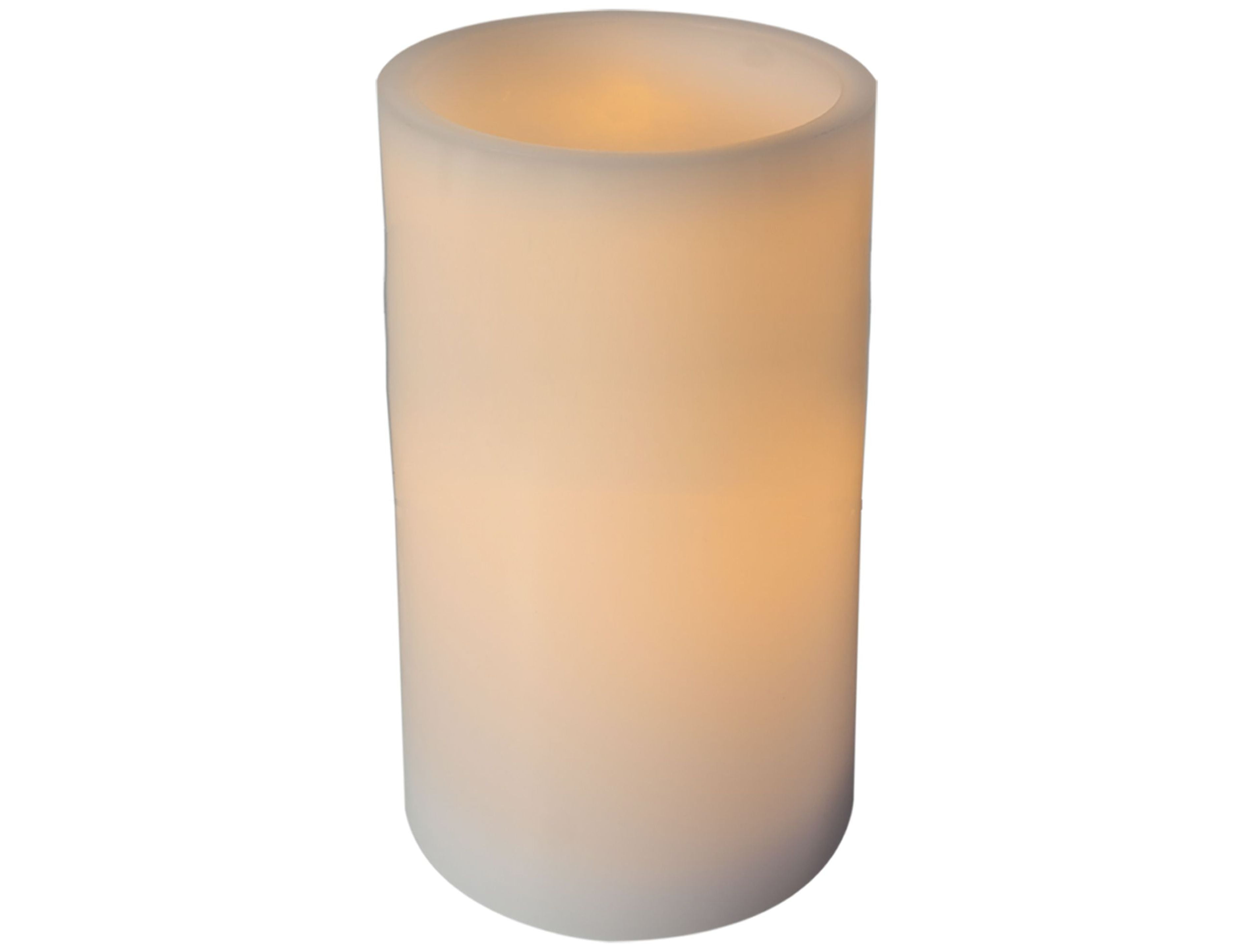 (3-pack) Mainstays 3x6 Inch Flameless LED Pillar Candles, White