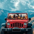 thumbnail image 4 of Psesaysky Windshield Sun Shade, Cute Cats Sunshade Compatible with Car Off-road Vehicle Foldable Windshield Sun Visor Blocks UV Rays 52.95x16.14 inch, 4 of 7