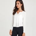 thumbnail image 4 of Camiseta deportiva de manga larga de hilo de secado rápido y transpirable para primavera y verano para mujer, para correr, fitness, yoga, informal, 4 of 5