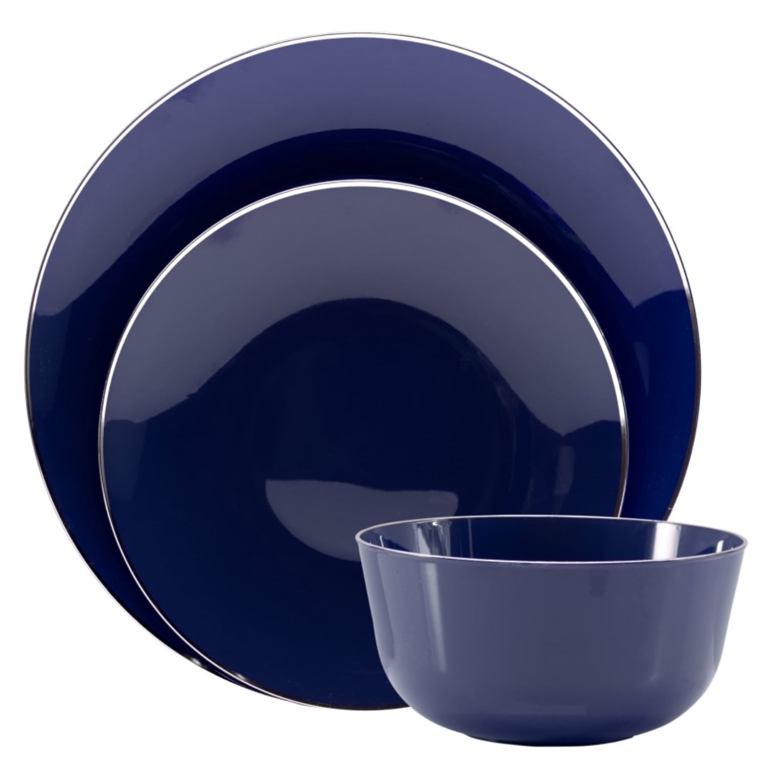 Tabletops Unlimited Gallery Recycled Plastic Dinner Bowls - Sky Blue, 4 ct  / 7.125 in - Kroger