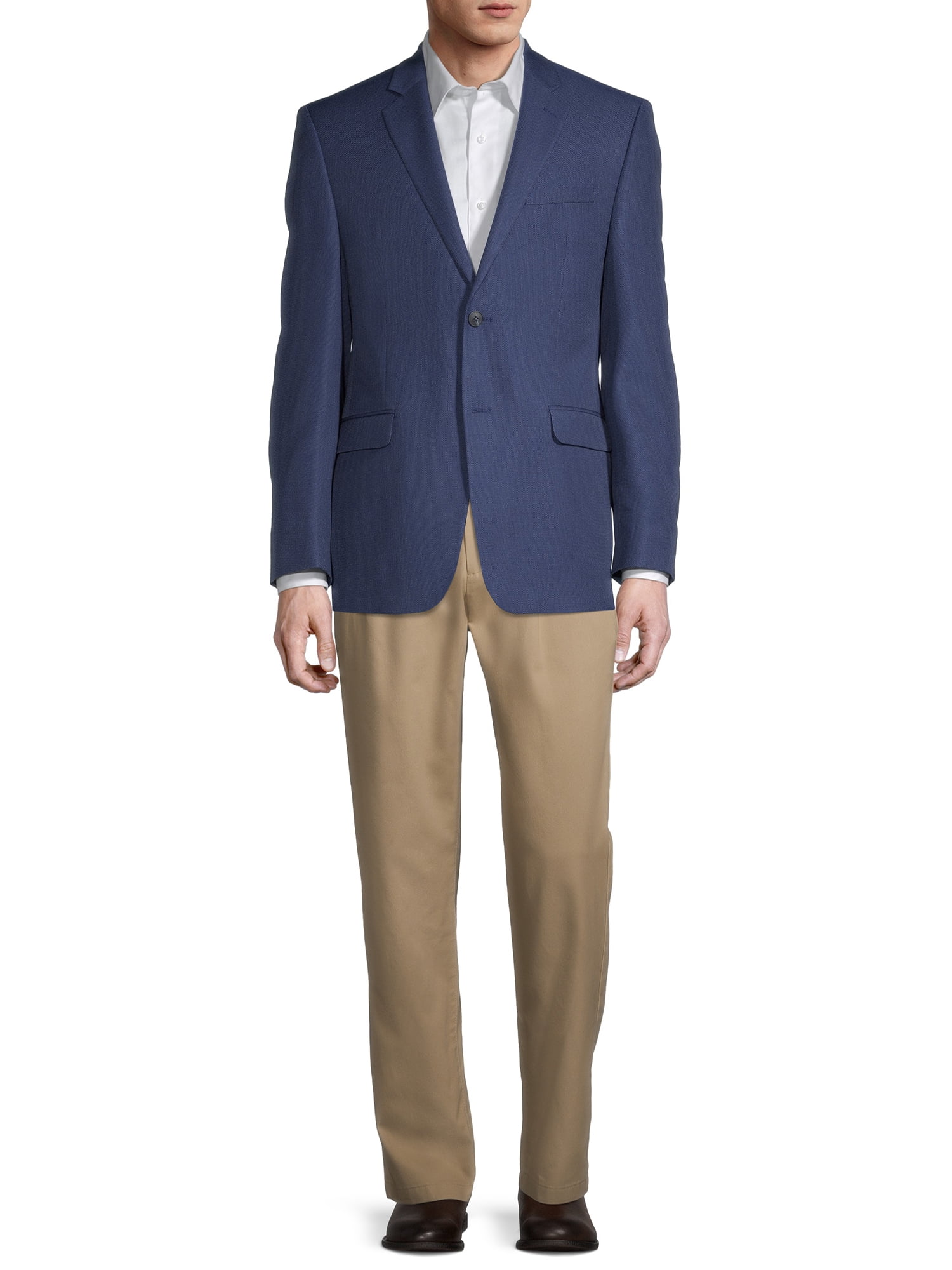 George Men's & Big Men's Classic Fit George Big Men's Pleated Front Wrinkle Resistant Pants, Waist Sizes 29-52