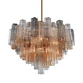 thumbnail image 4 of Crystorama Addis 16 Light Aged Brass Chandelier - 32"W x 21.5"H x 32"D, 4 of 10