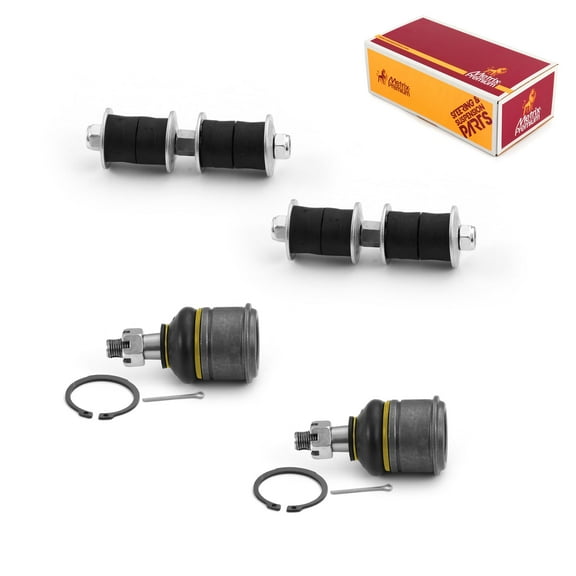 Metrix Premium Chassis Parts - 4 PC Front Sway Bar Stabilizer End Link & L/R Front Lower Ball Joint Kit Fits 94-01 Acura Integra, 99-00 Honda Civic, 95-97 Civic del Sol, K90123 K9802