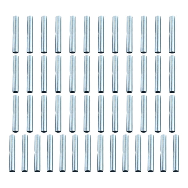 50 conectores para postes de tienda de campaña, conectores para postes de tienda de campaña de camping, conexión, metal. 07 cm