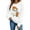 #04 White, variant on Busydd Halloween Sweatshirts for Women Fashion Graphic Halloween Shirt Casual Long Sleeve Fall Sweatshirts for Women Comfy Cotton Crewneck Sweatshirt XL