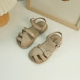 thumbnail image 2 of Otqutp Size 2 Shoes Girls Toddler Big Kids Summer Casual Roman Hollow Out Baotou Sandals, 2 of 9