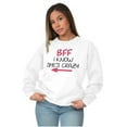 thumbnail image 4 of Funny Matching BFF Set for Besties Women Plus Size Crewneck Sweatshirt Brisco Brands 5X, 4 of 6
