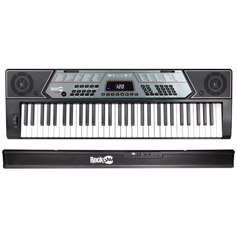 RockJam 61-Key Electronic Piano Keyboard Kit with Stand, Bench & Headphones photo 6