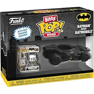 Funko Bitty Pop! Rides Batman with Batmobile, Vinyl Figure
