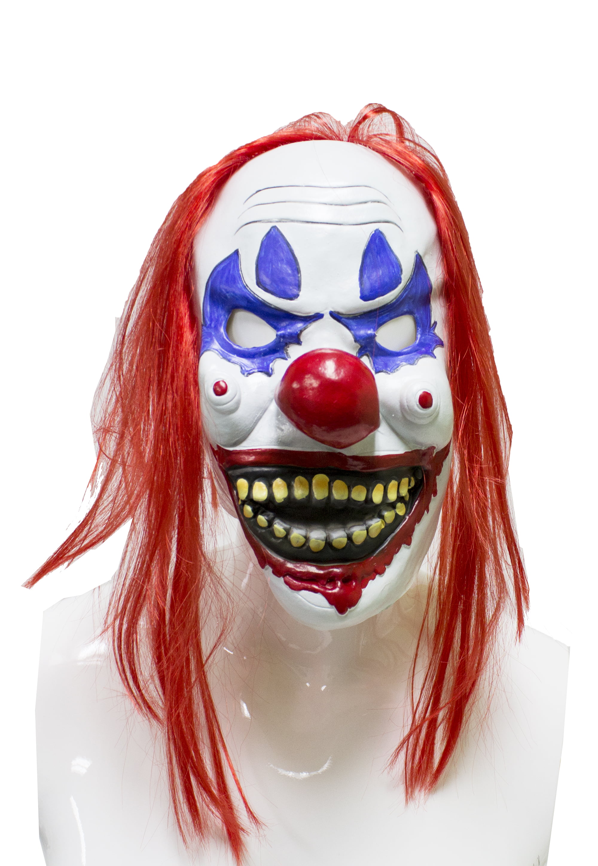 Halloween Clown Scary Mask Rubber Latex Face Masks Prop Soft Party Costume New 