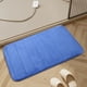 thumbnail image 4 of Thick Velvet Floor Mat Kitchen Bathroom Foot Mat Solid Color Foot Mat 2pc, 4 of 5