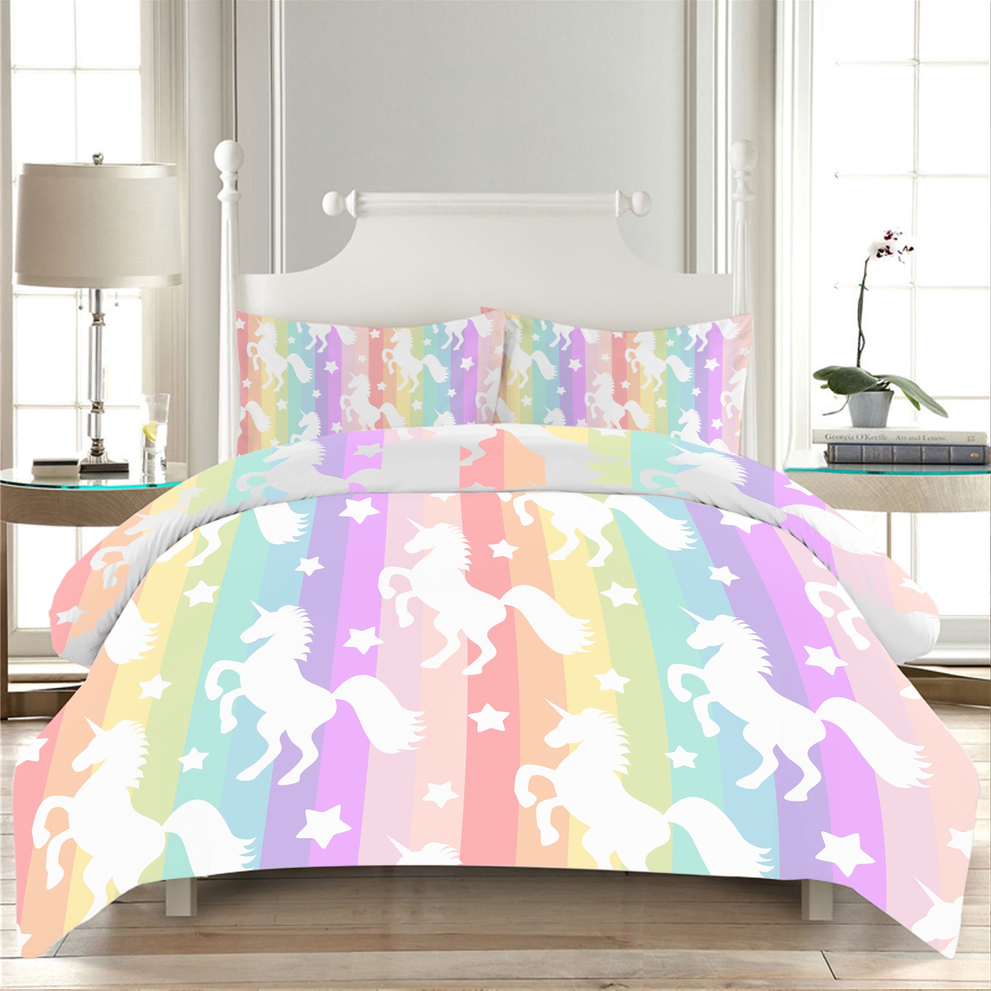 Rainbow Unicorn Duvet Cover Set Cartoon Unicorn Bedding Rainbow Stripe And Magical Unicorn Pattern Kids Boys Girls Bedding Sets Twin 1 Duvet Cover 1 Pillowcase Twin Walmart Com Walmart Com Rainbow Unicorn Duvet Cover Set Cartoon Unicorn Bedding Rainbow Stripe And Magical Unicorn Pattern Kids Boys Girls Bedding Sets Twin 1 Duvet Cover 1 Pillowcase Twin Walmart Com Walmart Com