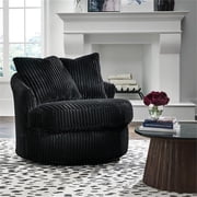 Signature Design by Ashley Furniture Gramwell Onyx Swivel Chair