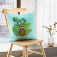 thumbnail image 5 of LALILO Throw Pillow Covers Cute Baby Eating Watermelon Ice Cream Cushion Cover 18" x 18", 2 Pack, 5 of 6