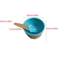 thumbnail image 2 of EIMELI  Kitchen Kids Tableware kit Bowl Spoon Set Ice Cream Shaped Adorable Children Eco-friendly Dinnerwares  Blue, 2 of 9