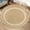 4, variant on Natural Jute Woven Round Soft Area Rug Washable Non-Slip Indoor Floor Mat for Rustic Boho Bedroom Living Room Home Decor
