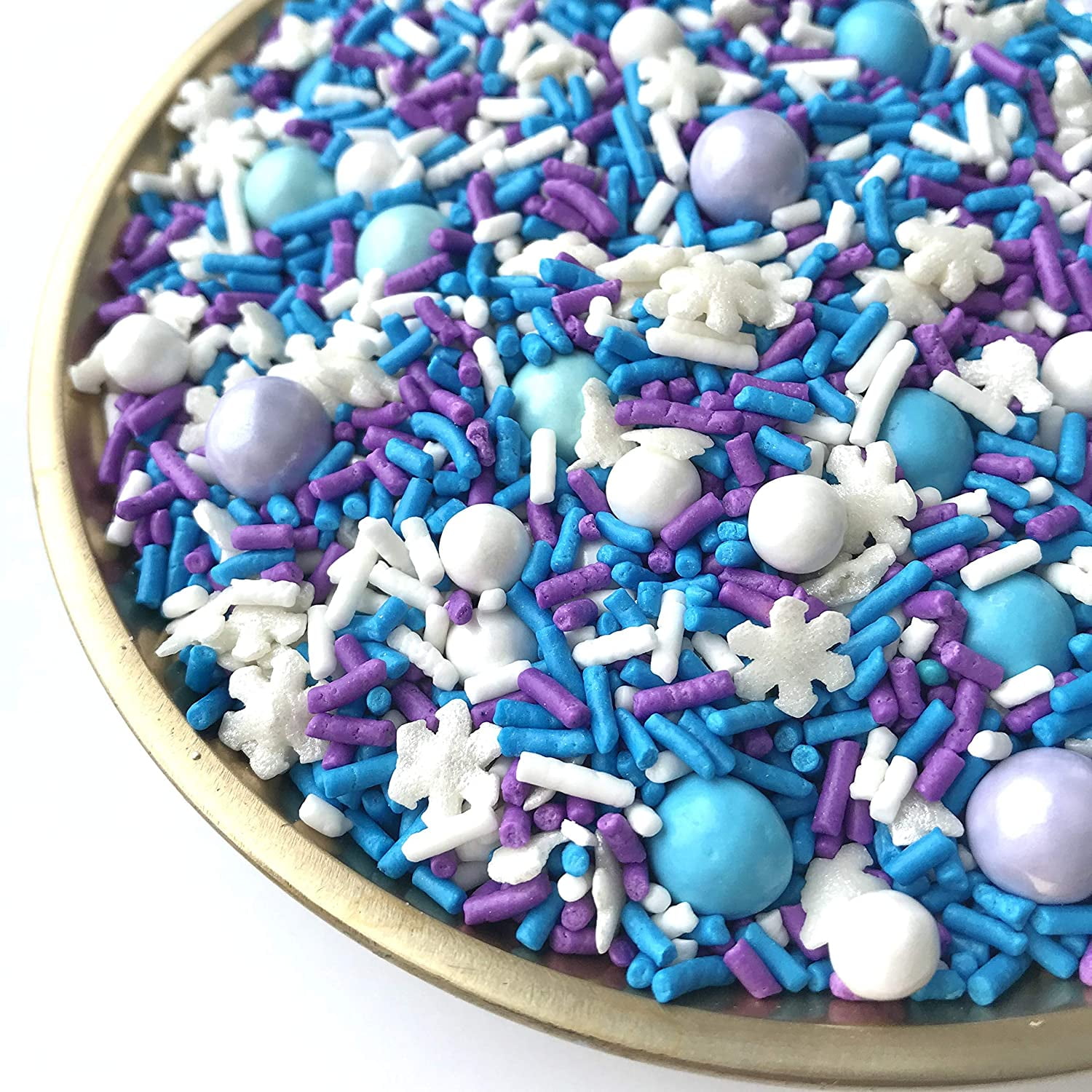 Shop Sprinklefetti™ Frozen Snowflake Sprinkle Mix in Blue + Purple