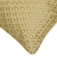 thumbnail image 3 of The HomeCentric Custom Cushion Cover, Beige Gold Pack of 2, 14x14 inch (35x35 cm) Throw Pillow Covers, Schiffli Embroidered Schiffli Embroidered Throw Pillows, Geometric Contemporary - Dots Boudoir, 3 of 5