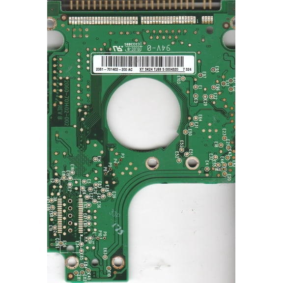 WD1200VE-00KWT0, 2061-701402-200 AC, WD IDE 2.5 PCB