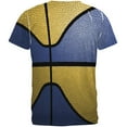 thumbnail image 2 of Championship Basketball Royal Blue and Yellow All Over Mens T Shirt Multi SM, 2 of 2